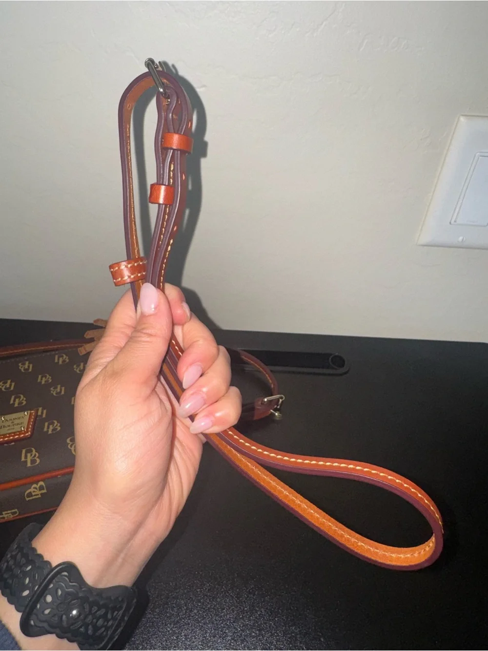 Dooney & Bourke Gretta Slim Crossbody Brown T’moro